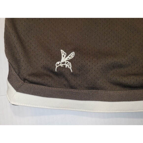 Shoe Palace Muhammad Ali Shorts Brown Pink Butteryfly Bee Mens Medium Drawstring - Picture 6 of 9